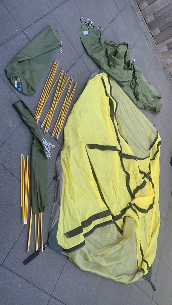 Tent hyperspace green, Ophalen, Zo goed als nieuw
