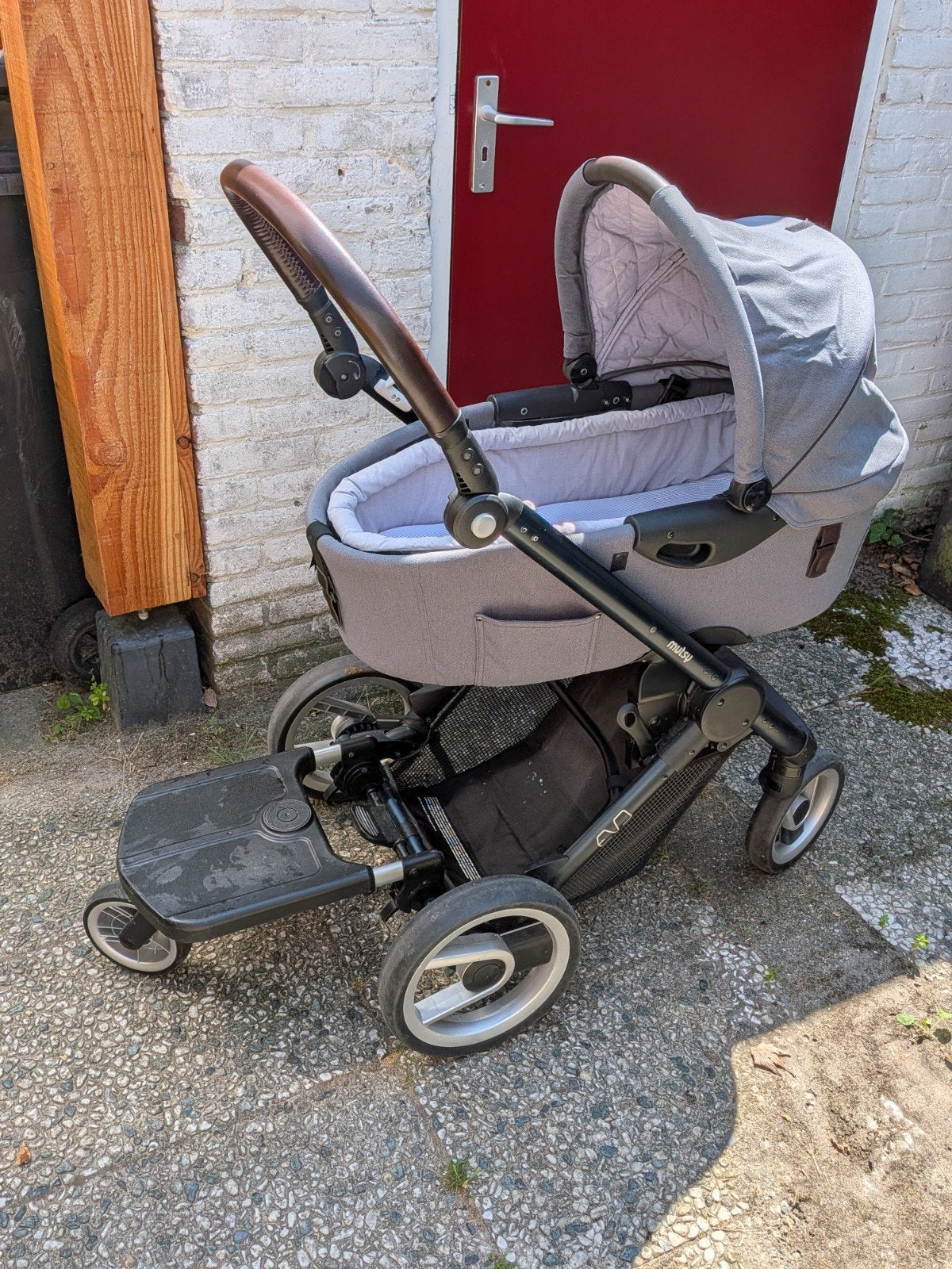 Mutsy Evo Farmer kinderwagen compleet met accessoires, Kinderen en Baby's, Kinderwagens en Combinaties, Met autostoeltje, Zo goed als nieuw