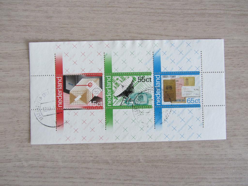 Nederland 1981 100 Jaar PTT Postzegels, Postzegels en Munten, Postzegels | Nederland, Ophalen of Verzenden, Na 1940, Gestempeld