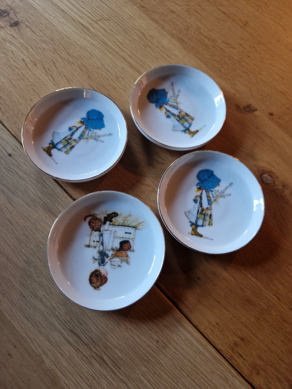 Origineel Holly Hobbie Servies Schoteltjes - 4 Stuks, Ophalen of Verzenden