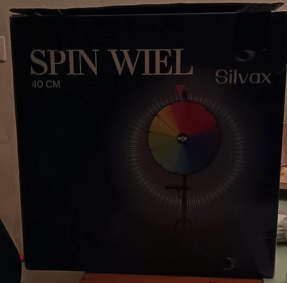 Silvax Rad van Fortuin - Draairad 40cm, Ophalen of Verzenden, Zo goed als nieuw, Feestartikel, Overige