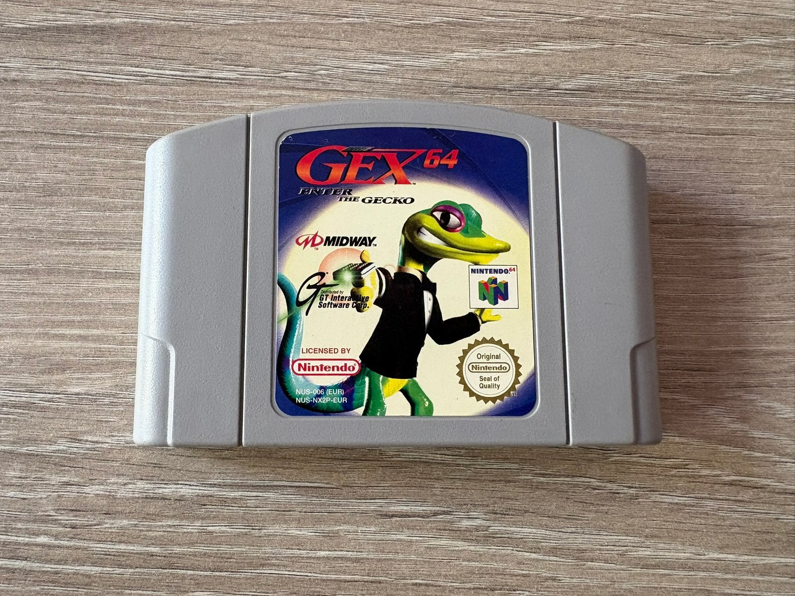 Gex 64 voor de Nintendo 64 ZGAN, 1 speler, Ophalen of Verzenden, Zo goed als nieuw, Vanaf 3 jaar