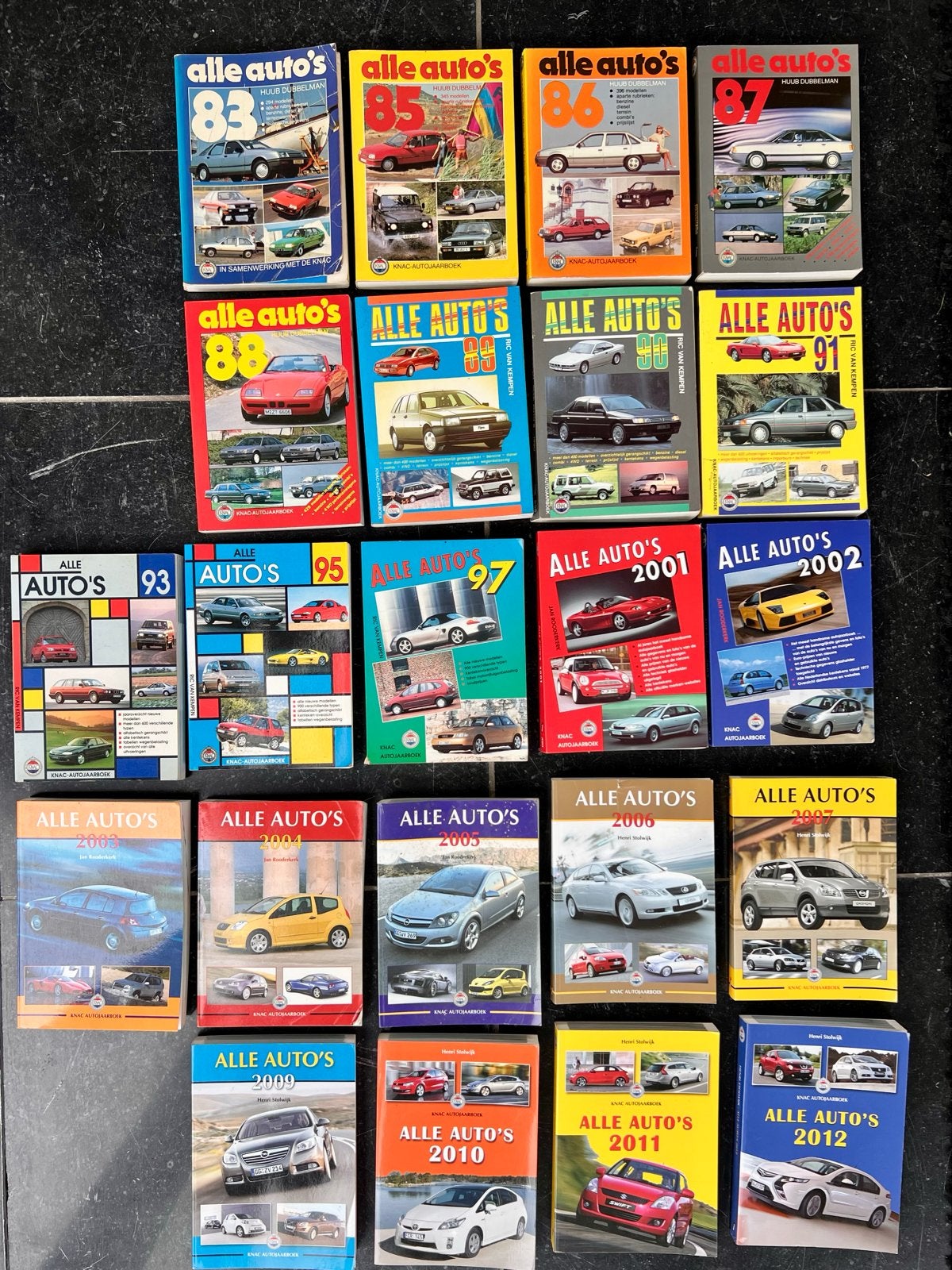 Alle Auto's Jaarboeken Collectie (1983-2012), Boeken, Ophalen of Verzenden, Gelezen, Algemeen