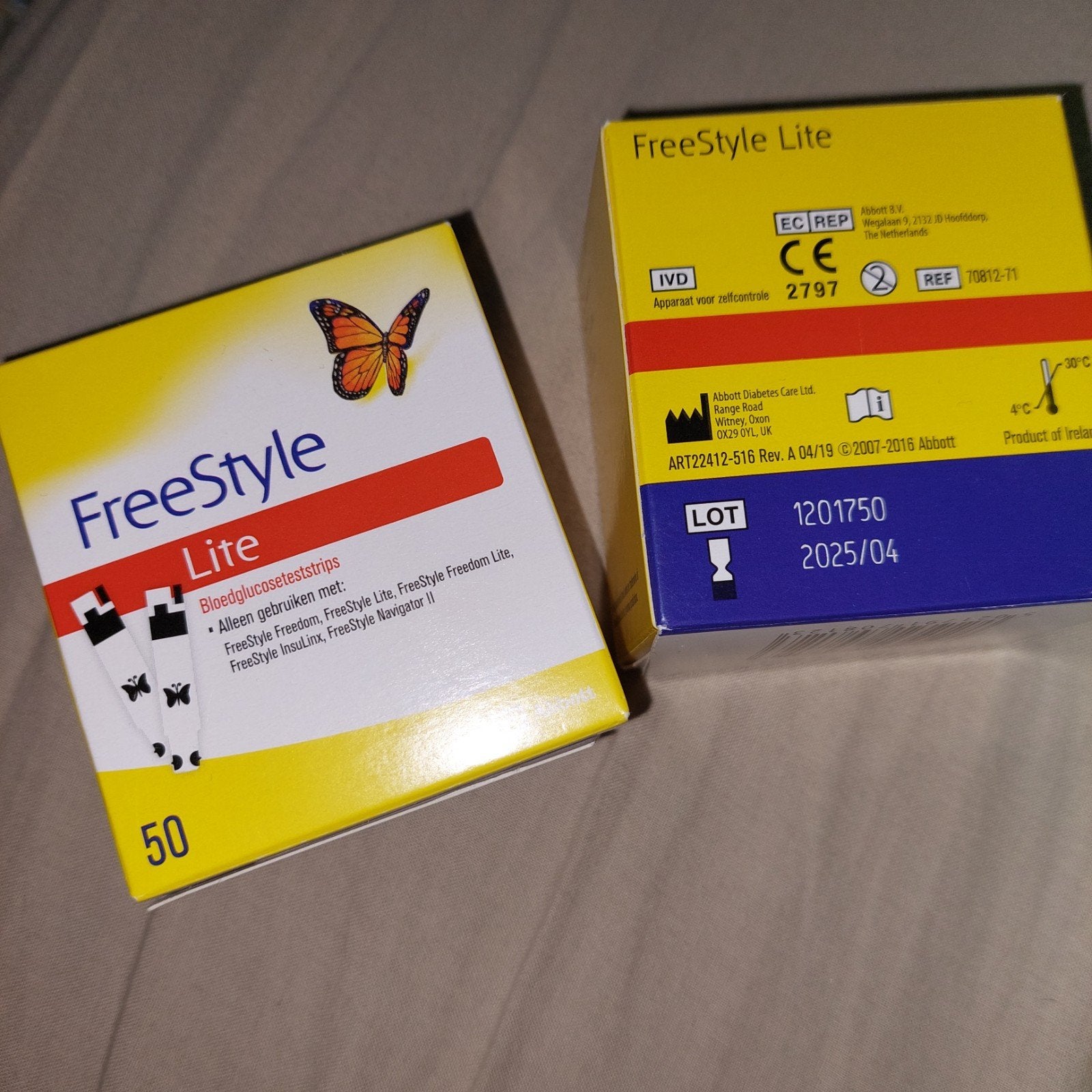 FreeStyle Freedom Lite 50 Teststrips, Ophalen