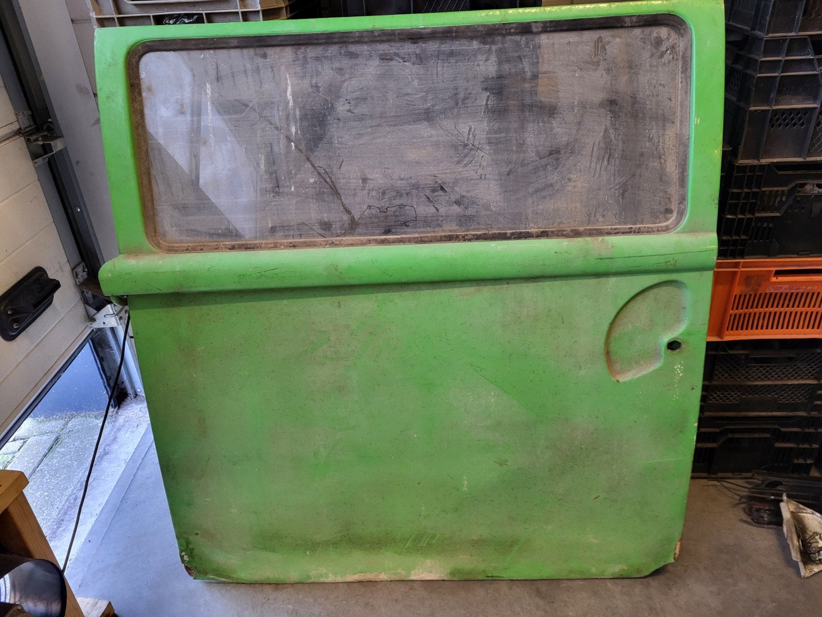 Vw t2 schuifdeur, Ophalen, Gebruikt, Oldtimer onderdelen, Deur