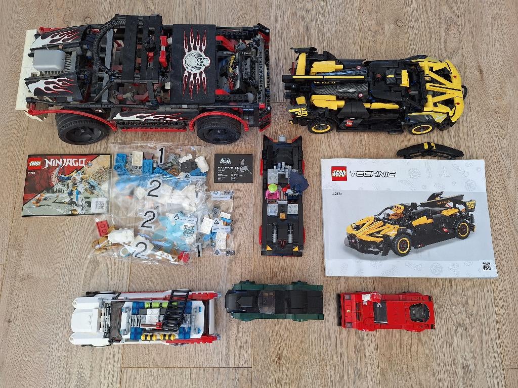 Partij Lego en Technic Lego 71761, 42151, 76188, 75884, 8682, Lego, Ophalen of Verzenden, Zo goed als nieuw, Technic