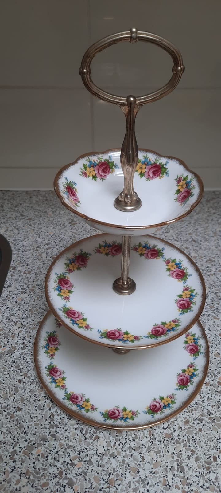 3-laags Etagère Royal Albert Bone China, Ophalen of Verzenden