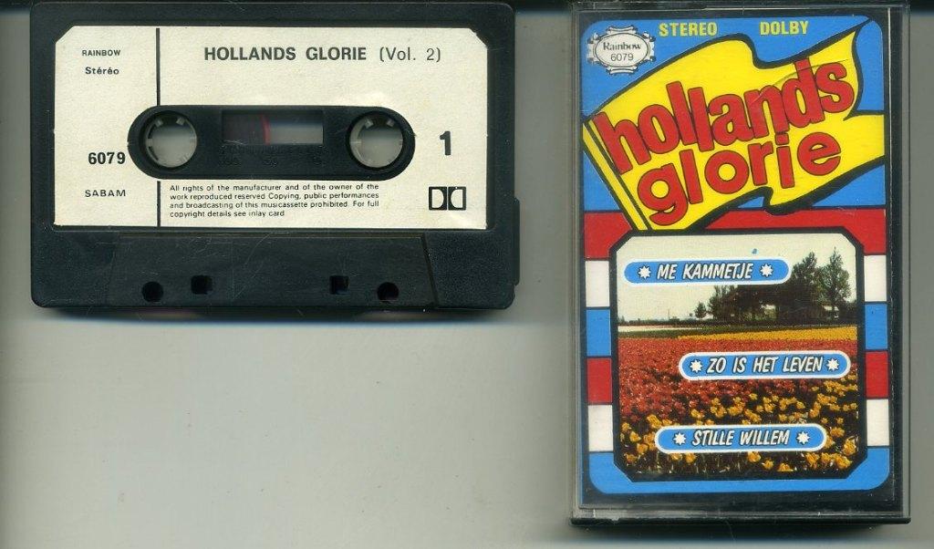 Hollands Glorie Vol. 2 12 nrs Cassette ZGAN, Cd's en Dvd's, Cassettebandjes, 1 bandje, Ophalen of Verzenden, Zo goed als nieuw