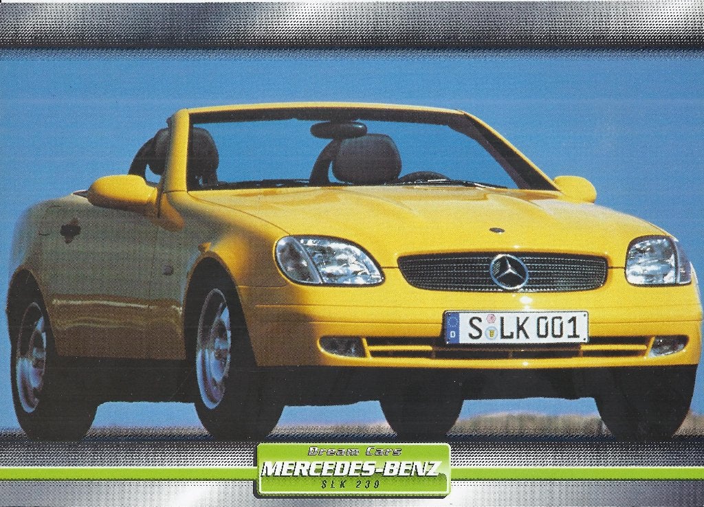 Ma414 foto mercedes benz slk 230  -, Ophalen of Verzenden, 1980 tot heden, Zo goed als nieuw, Overige onderwerpen