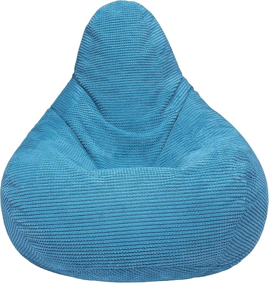 LOFT25 Corduroy Zitzak Licht Blauw (Teal), Ophalen, Nieuw, Blauw, Zitzak