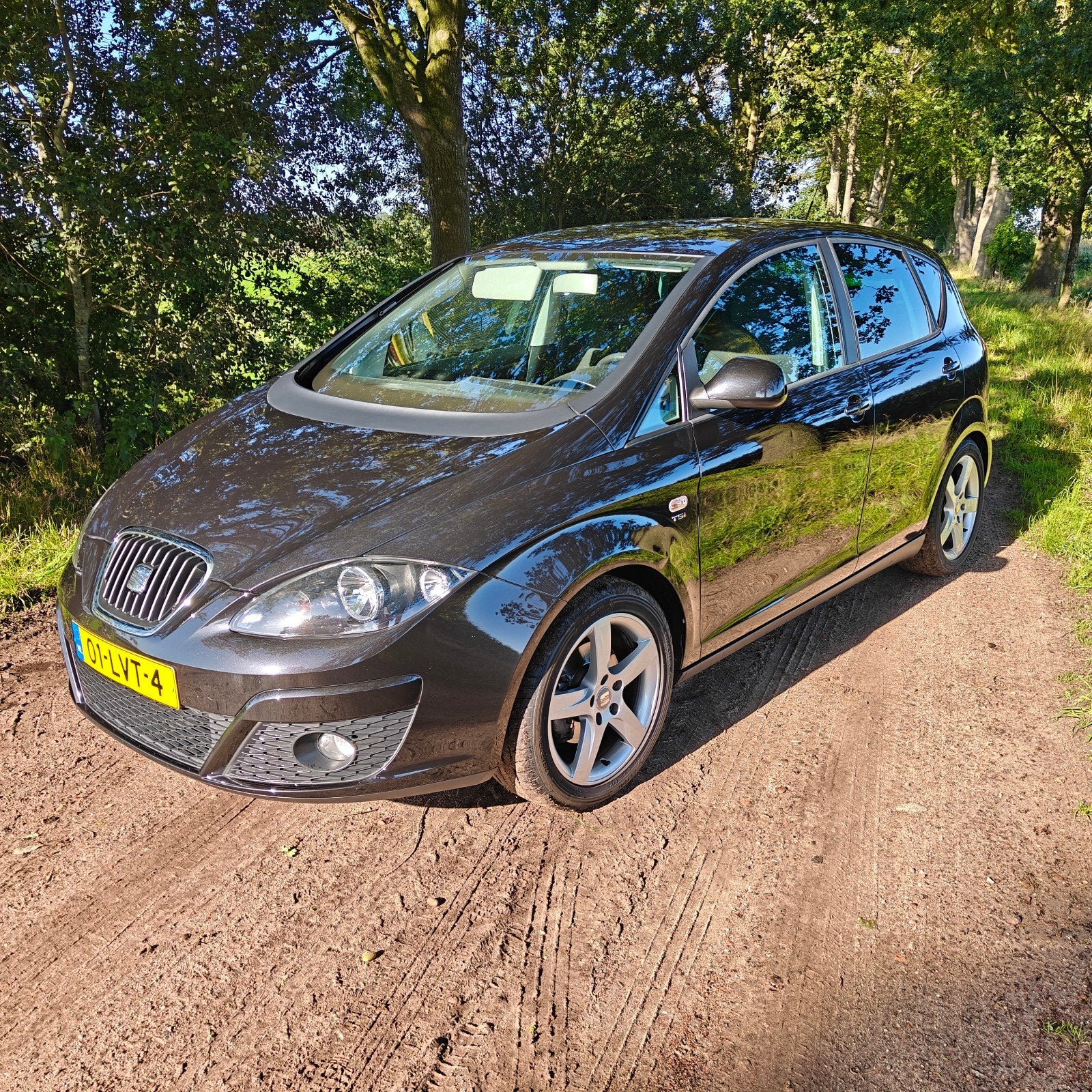 Seat Altea 1.2 TSI 77KW 2010 Zwart, Auto's, Voorwielaandrijving, Metallic lak, 4 cilinders, Zwart