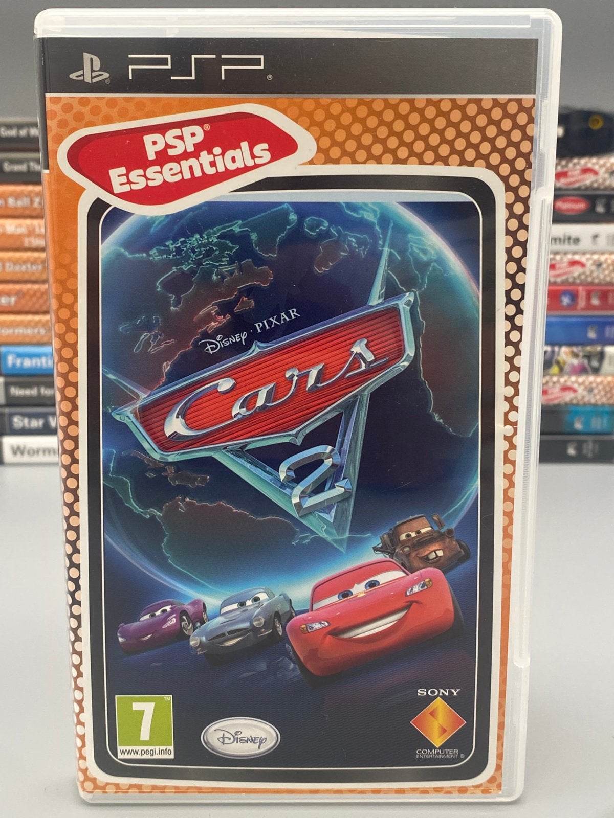Disney Pixar Cars 2 - PSP PlayStation Portable Game - Sony, Gekoppelde computers, Racen en Vliegen, Ophalen of Verzenden, Www.sony.com
