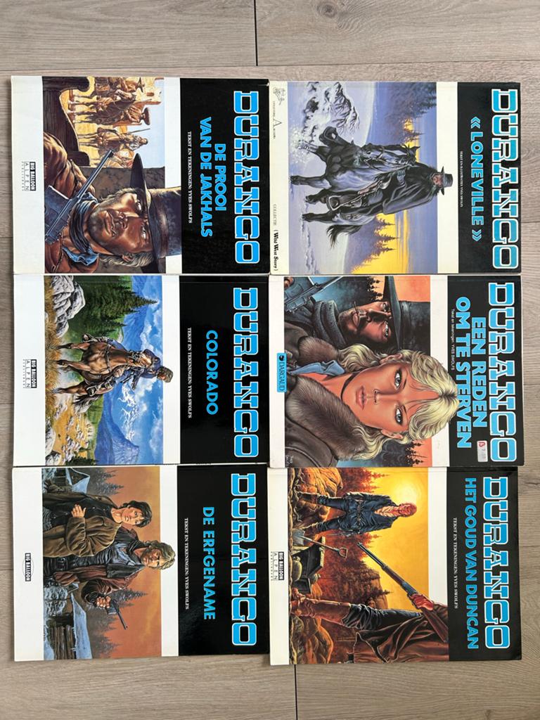 Durango stripboeken collectie 1 t/m 13 - Yves Swolfs, Meerdere stripboeken, Ophalen of Verzenden, Zo goed als nieuw