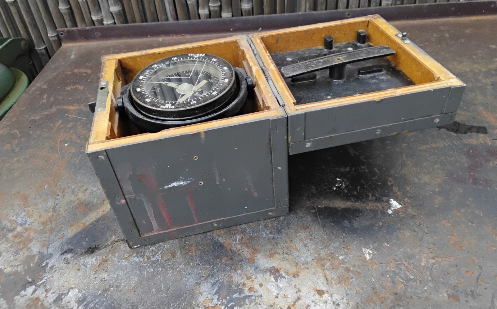 SAURA sloepkompas kompas scheepsantiek, Antiek en Kunst, Antiek | Gereedschap en Instrumenten, Ophalen of Verzenden