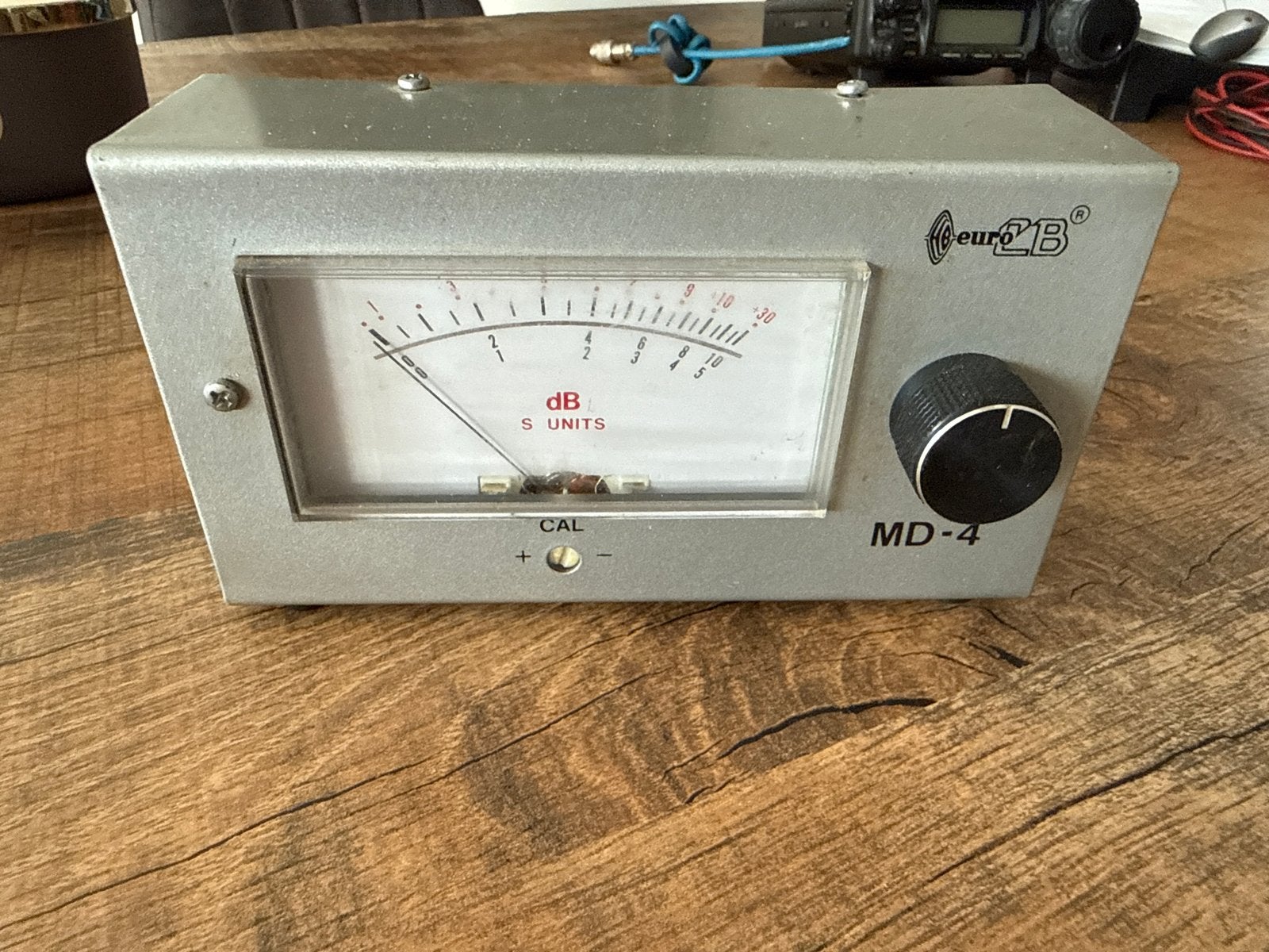 Euro CB MD-4 S-Meter / dB Meter, Ophalen of Verzenden, Gebruikt, Audio