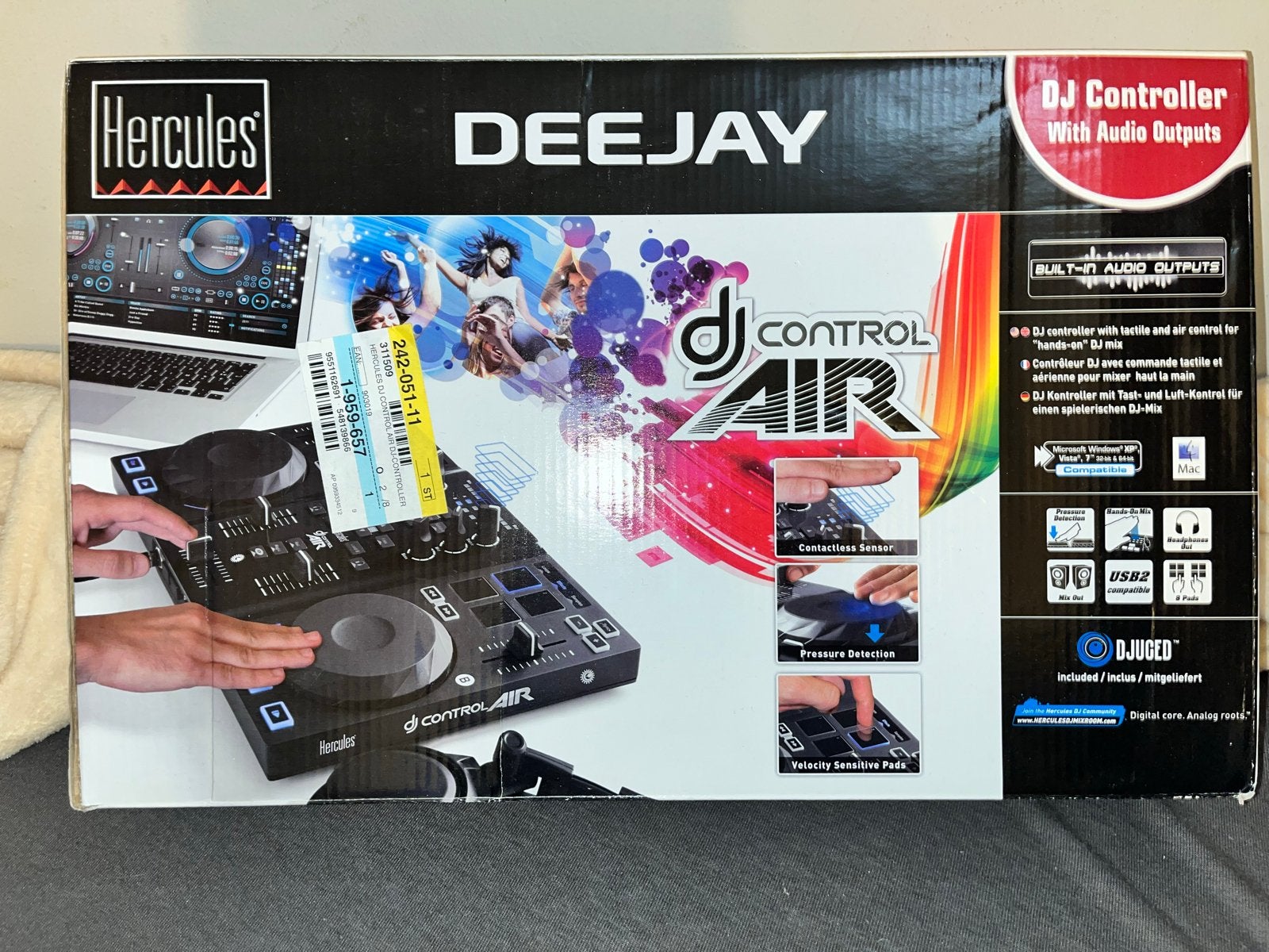 Foto 2 van Hercules DJControl Air DJ Controller