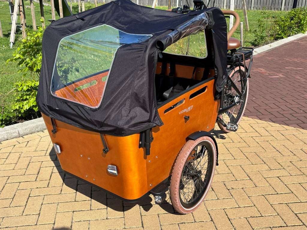 Vogue Carry 3 Bakfiets - Elektrisch met Huif, Overige merken, 4 kinderen of meer, Elektrisch, Ophalen of Verzenden