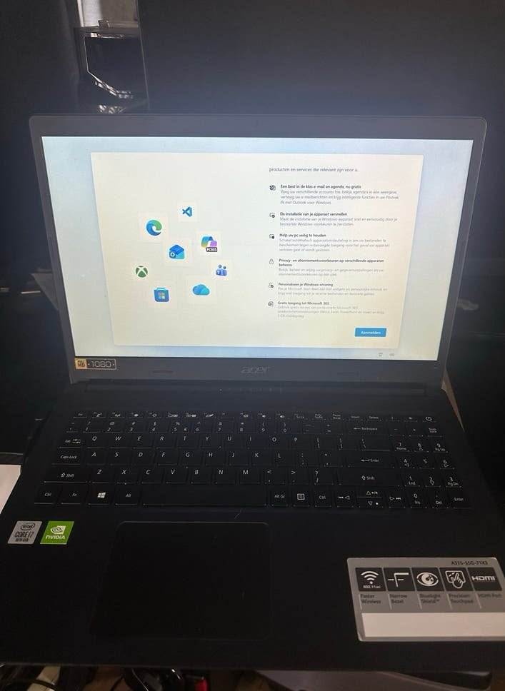 Acer Aspire 3 (i7-10510U / 8GB / 476GB SSD / MX230), Computers en Software, Windows Laptops, Ophalen, Gebruikt, Met videokaart