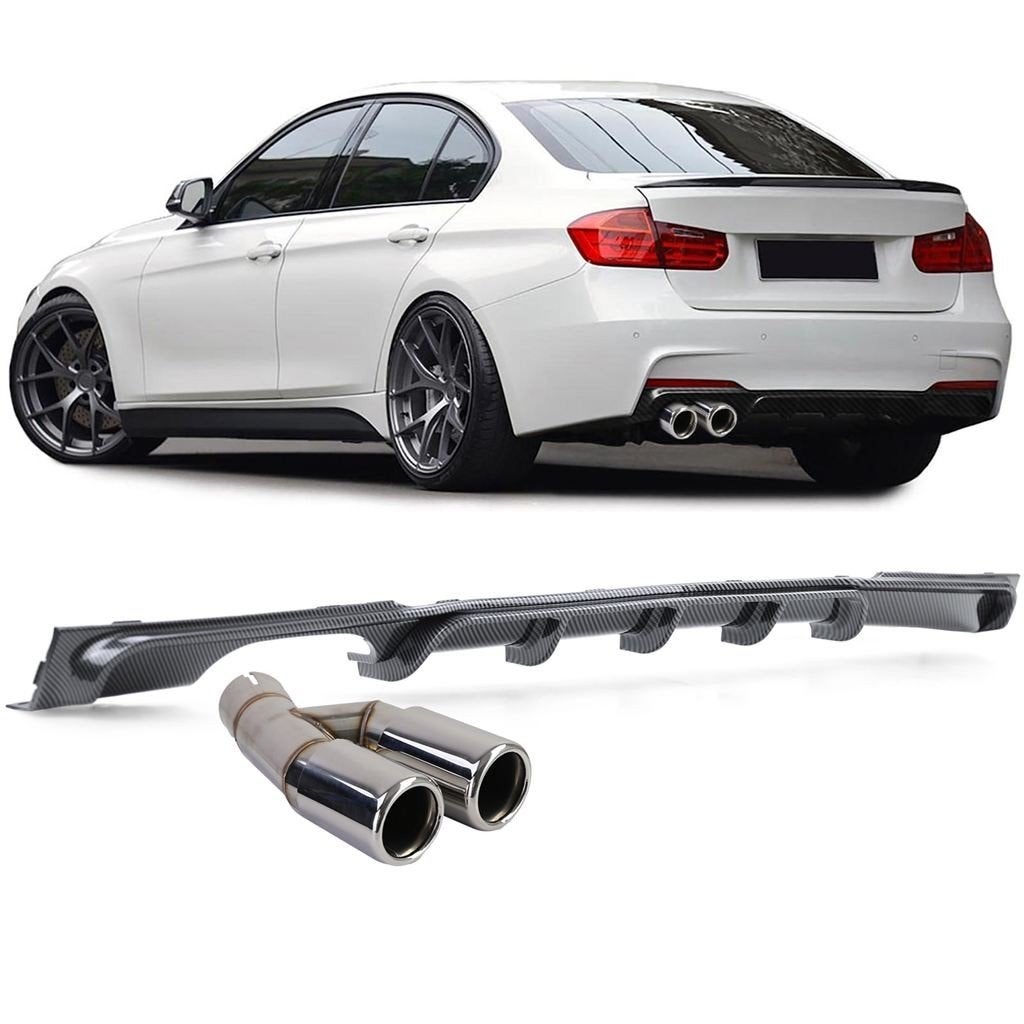 Diffuser Carbon Uitlaat Passend Voor Bmw 3 serie F30 F31 M P, Verzenden, Automotive Parts, A.parts@hotmail.nl, Trasmolenlaan 12 3447 GZ Woerden