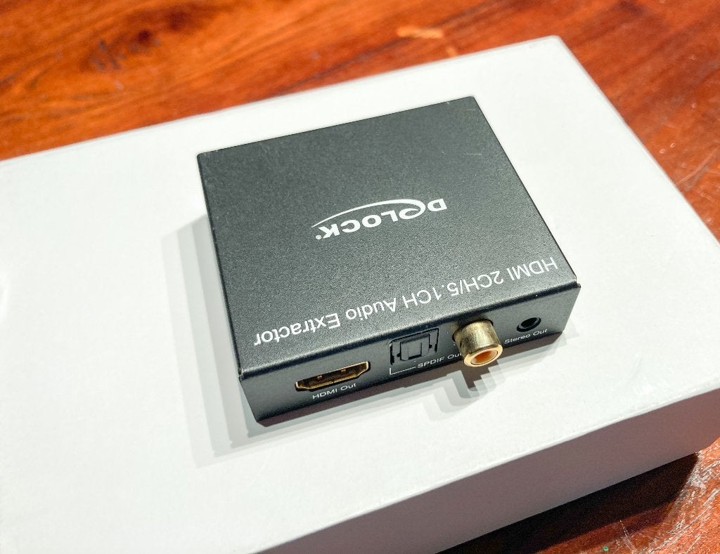 DeLock HDMI Stereo / 5.1 channel audio extractor, Audio, Tv en Foto, Converters, Ophalen of Verzenden, Zo goed als nieuw