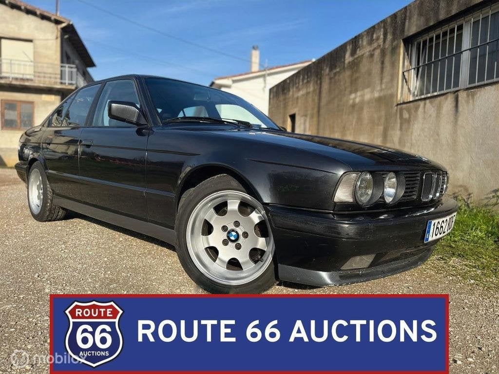 BMW M5 | 1992 | Route 66 Auctions, Auto's, Oldtimers, Bedrijf, Te koop, BMW, Benzine, Overige carrosserieën, Handgeschakeld, Zwart