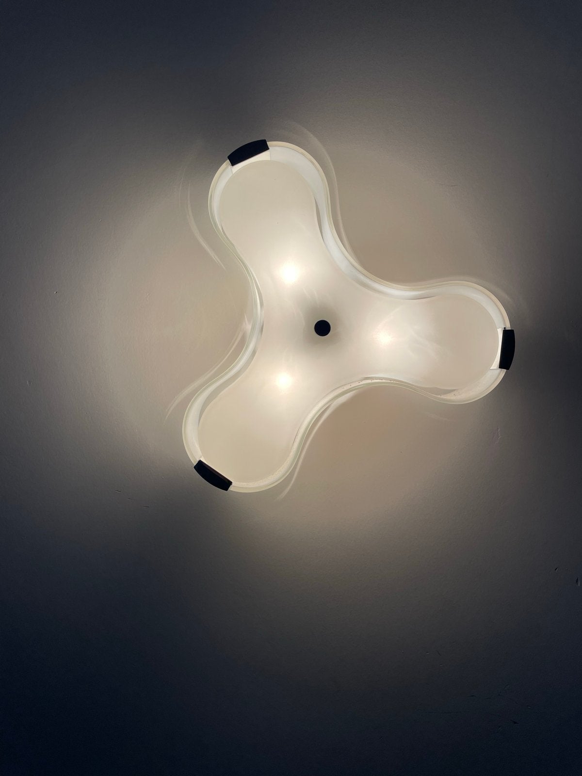 Design wandlamp Studio Italia Design Tris/AP2-PL2, Huis en Inrichting, Ophalen, Gebruikt, Indirect licht, Glas