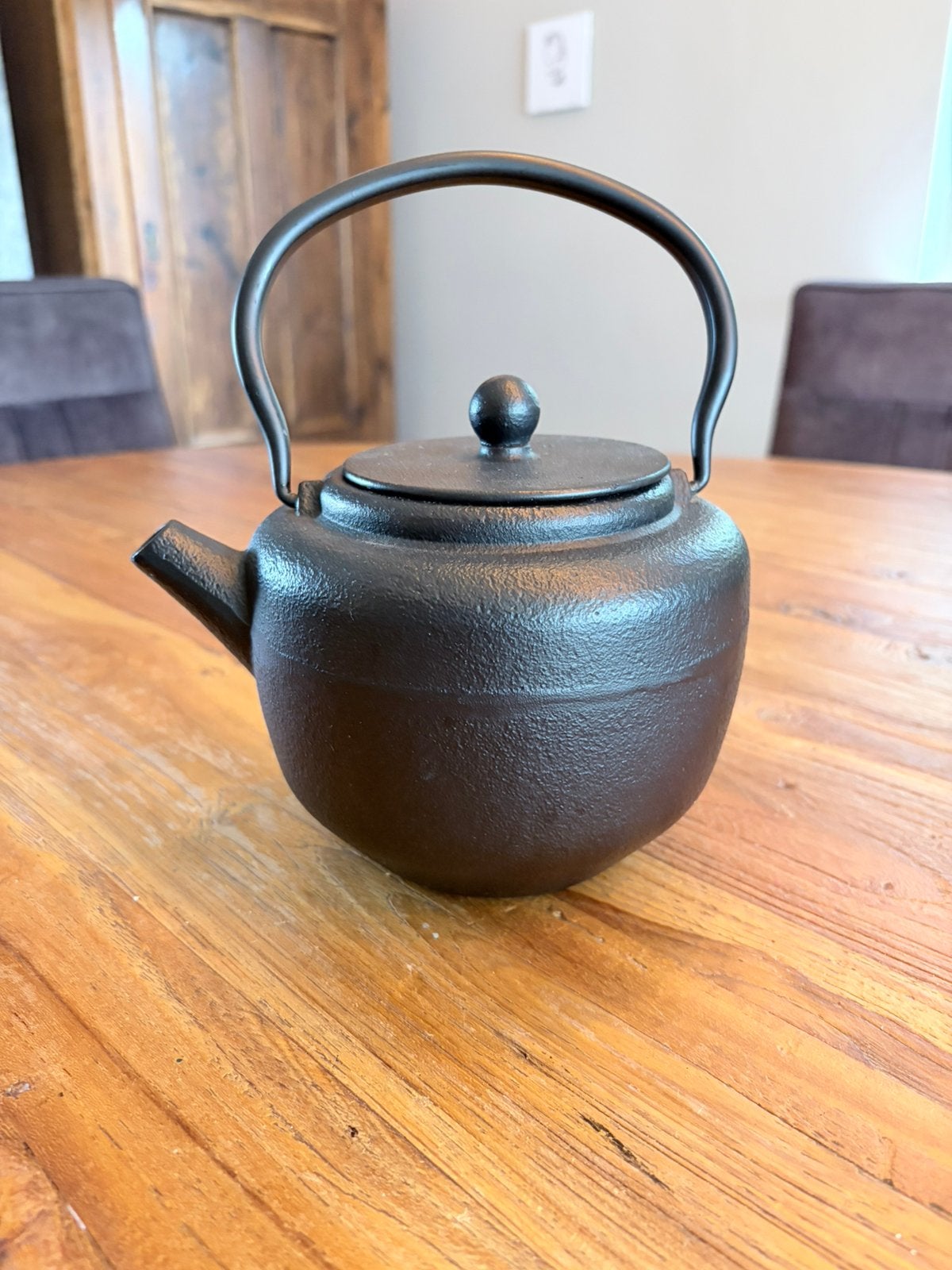 Gietijzer theepot, Ophalen of Verzenden, Zo goed als nieuw, Gietijzer, Overige typen