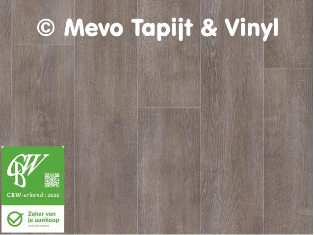 Novilon Vinyl met hout design, lengte 1.50 x 2 mtr, Bruin, MeVo tapijt en vinyl, Nieuw, Ophalen of Verzenden