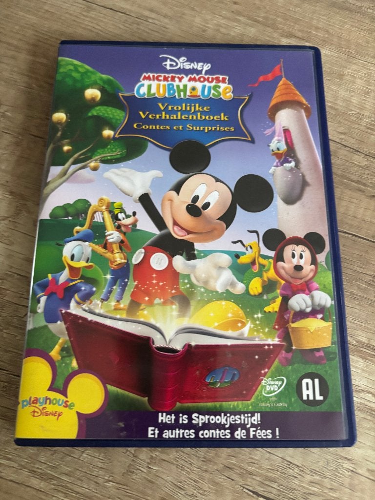 disney dvd mickey mouse clubhouse vrolijke verhalenboek, Europees, Tekenfilm, Alle leeftijden, Ophalen of Verzenden
