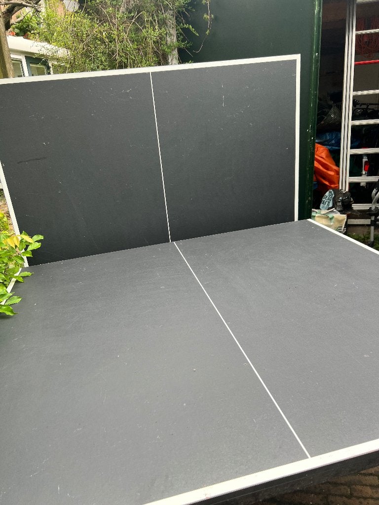 Laatste Kans! Opklapbare tafeltennis tafel, Sport en Fitness, Tafeltennis, Ophalen, Gebruikt, Tafel Indoor, Verrijdbaar