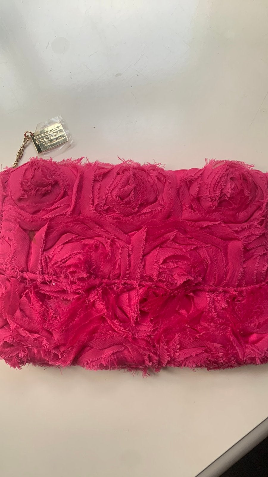 Exclusieve originele fuchsia rozen toilettas van ESCADA, Ophalen of Verzenden, Nieuw, Overige typen