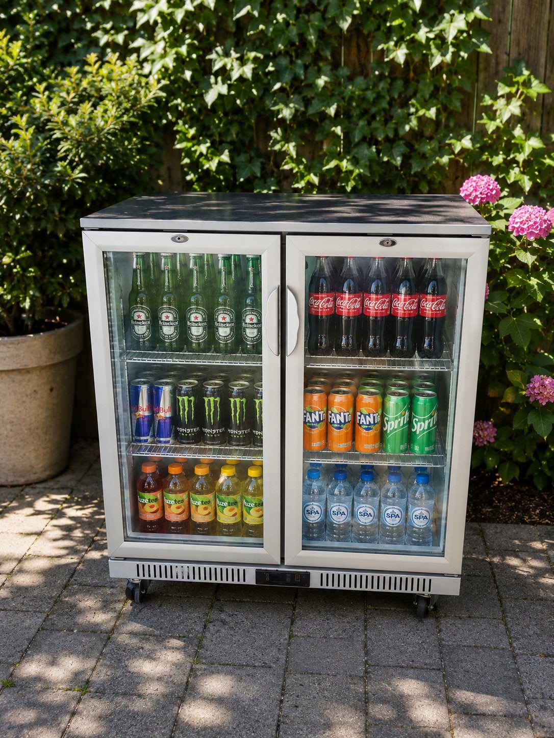Bar koelkast frisdrank 2 deur, Hobby en Vrije tijd, Ophalen, Zo goed als nieuw, Overige