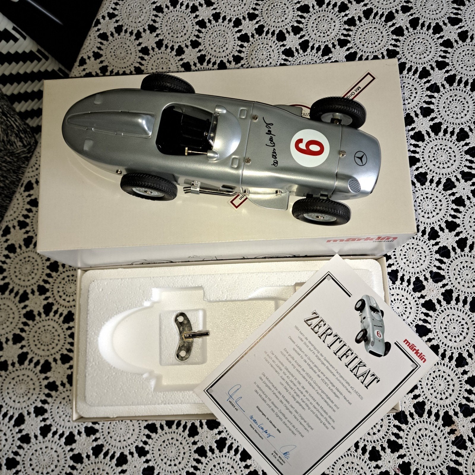 Marklin Mercedes Benz W196, Hobby en Vrije tijd, Modelbouw | Auto's en Voertuigen, Ophalen of Verzenden, Nieuw, Auto