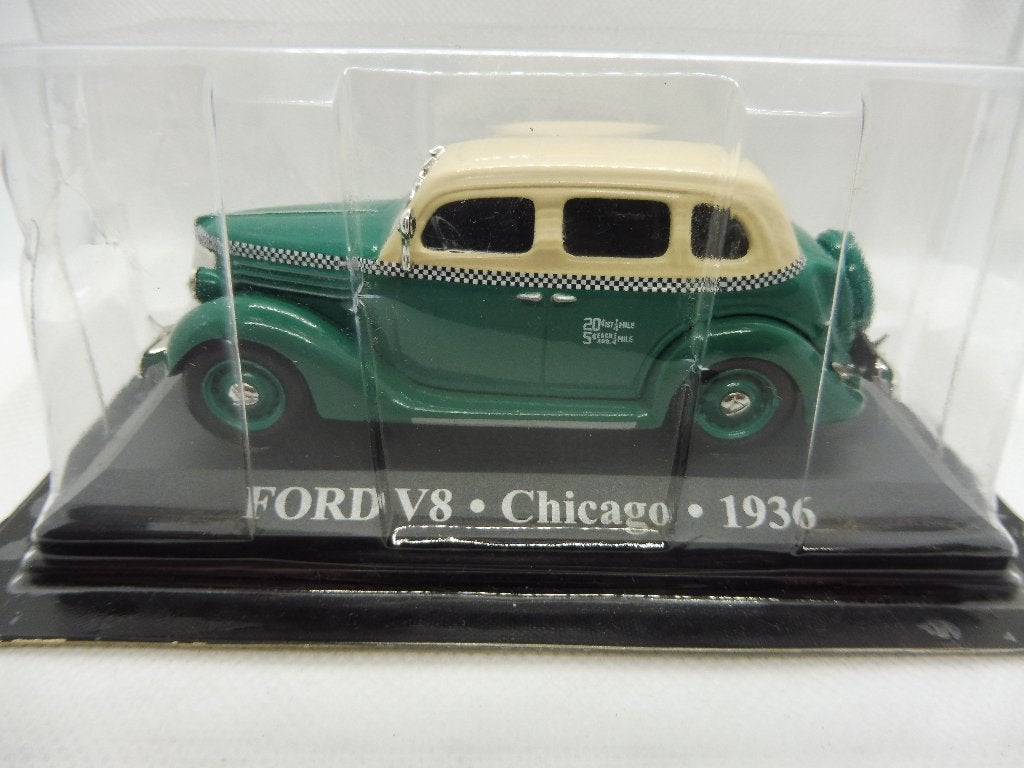 TAXI  modelauto FORD V8  Chicago 1936  NIEUW, Ophalen of Verzenden, Nieuw, Auto, Overige merken