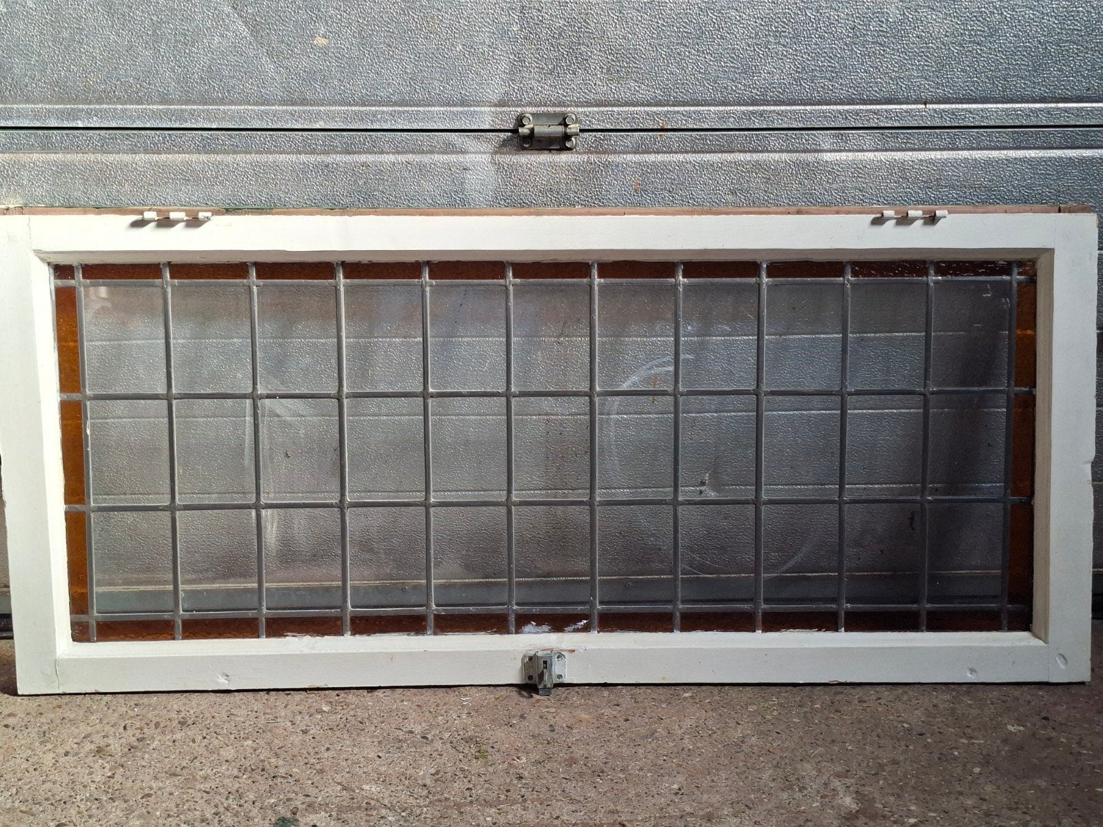 Glad in lood raam, Raamkozijn, Minder dan 75 cm, Inclusief glas, Hout