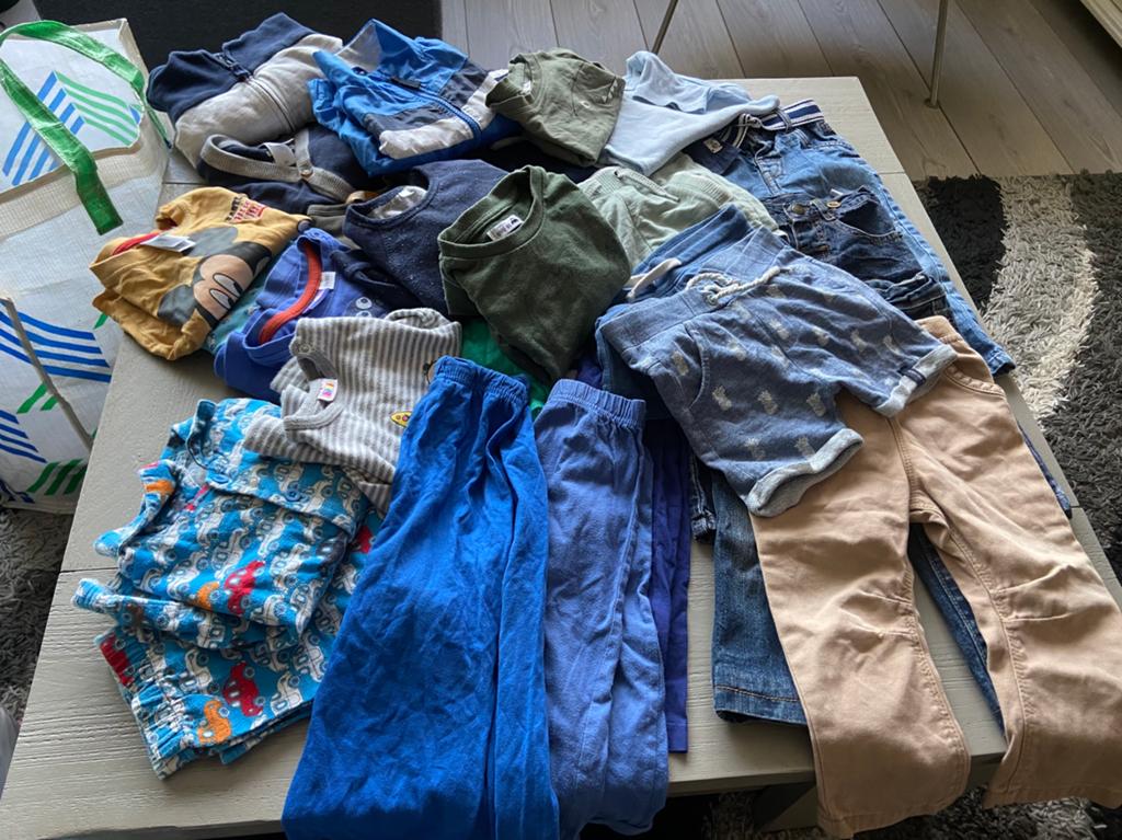28-Delig pakketje babykleertjes mt 74/80 voor 5 euro !!!, Ophalen of Verzenden, Gebruikt, Maat 74