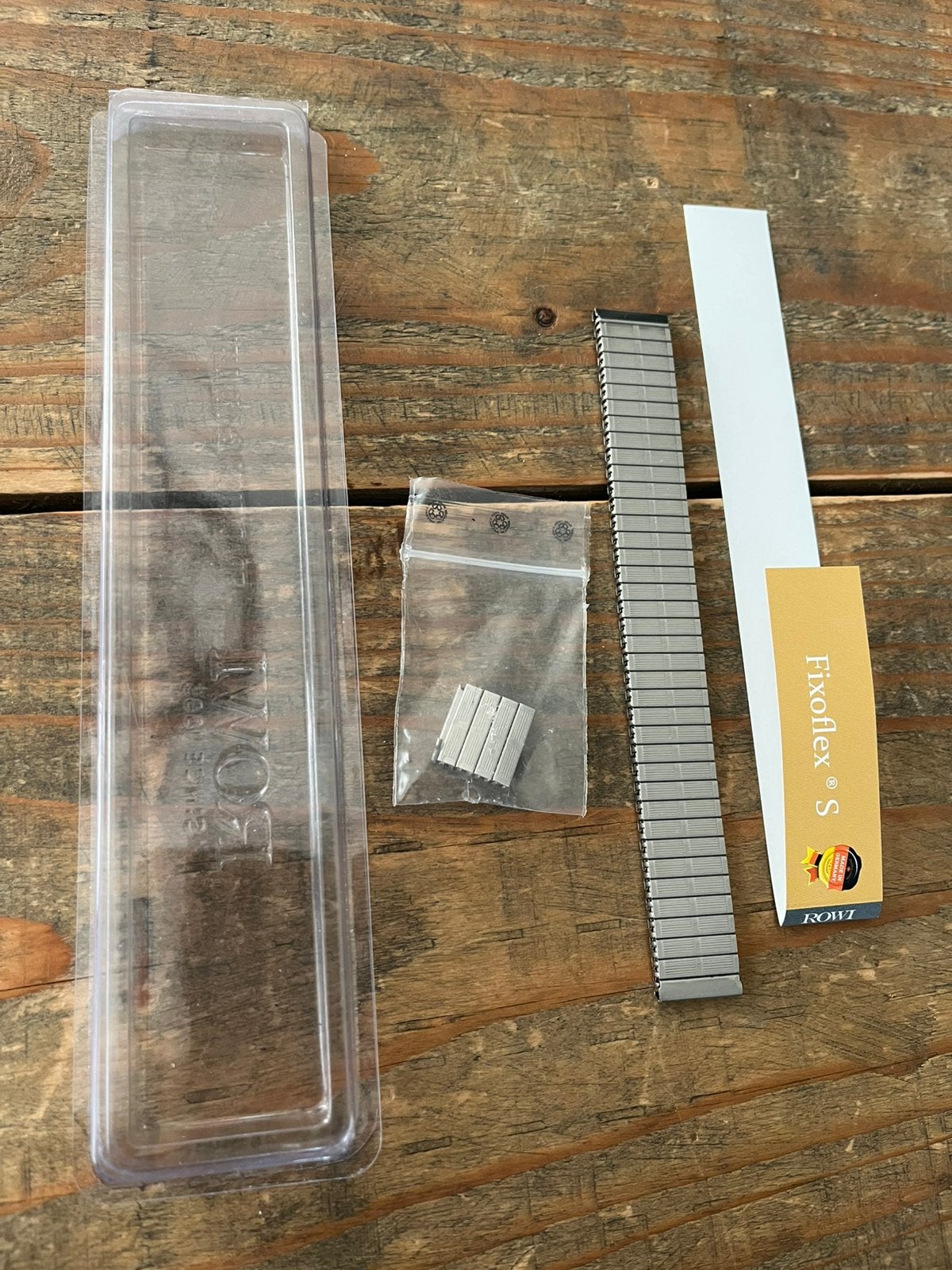 Fixoflex Horlogeband nieuw, Overige merken, Staal, Staal, Polshorloge