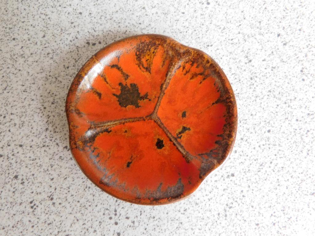Mini Bord 7 cm. Rood jaren 20, Ophalen of Verzenden
