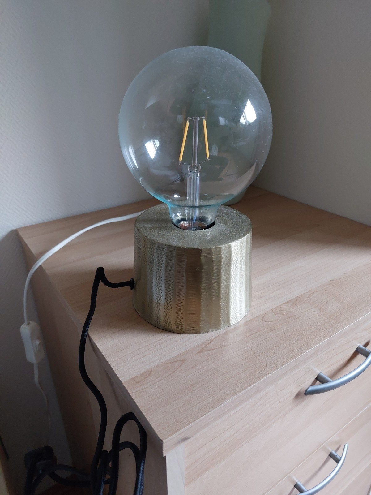 Tafellamp Merle lampvoet Merle inclusief lichtbron, Ophalen, Nieuw, E27 (groot), Sfeerlamp