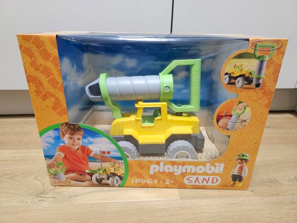 Playmobil sand 70064 vrachtwagen met zandboor - nieuw, Kinderen en Baby's, Speelgoed | Playmobil, Ophalen of Verzenden, Nieuw