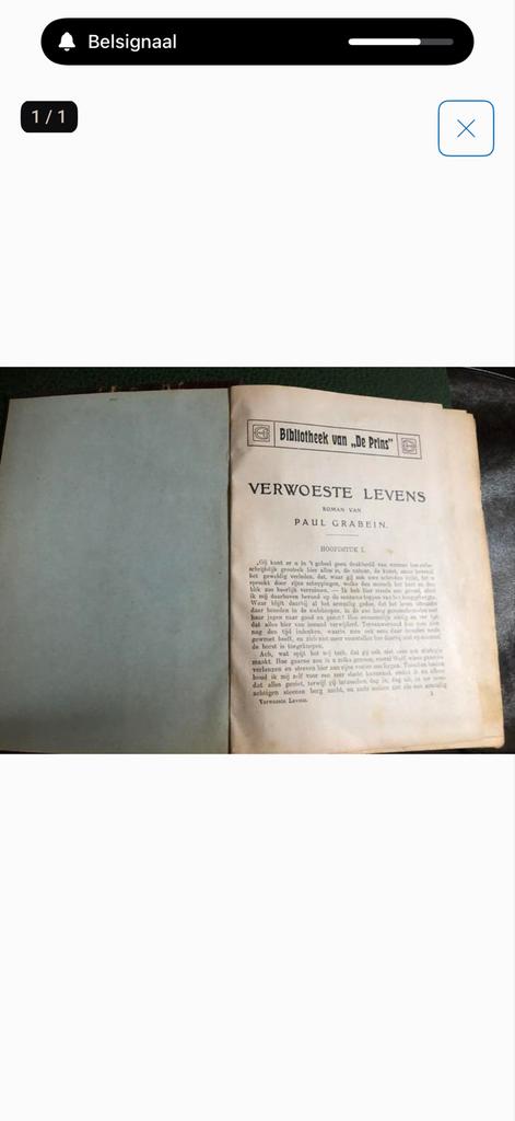 Verwoeste Levens - Roman van Paul Grabein, Boeken, Romans, Gelezen, Nederland, Ophalen of Verzenden