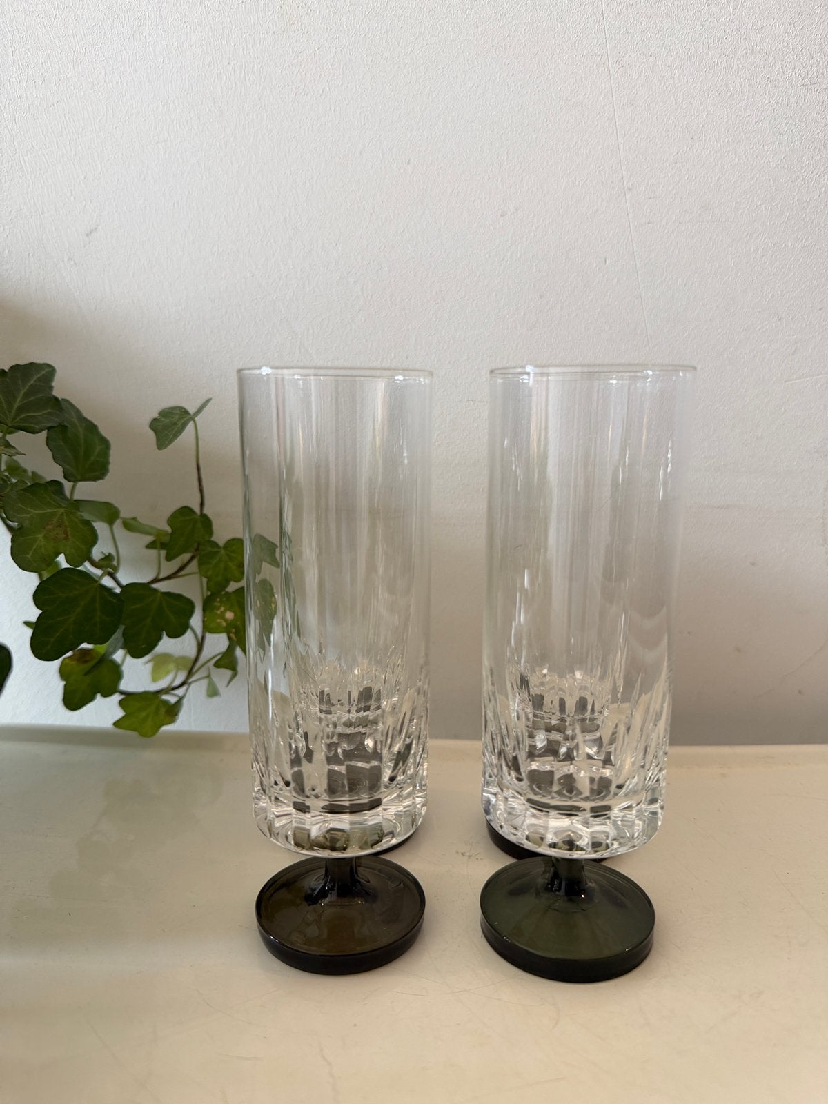 Friedrich Kristall vintage Flutes, Antiek en Kunst, Ophalen of Verzenden