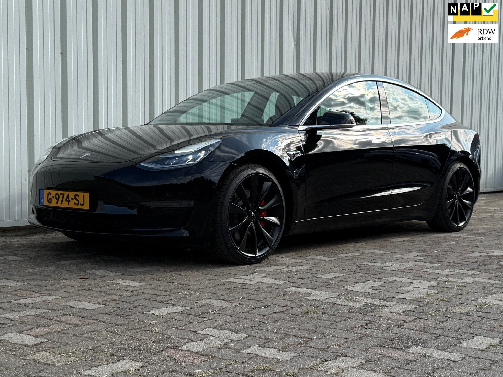 Tesla Model 3 Performance Dual Motor 75 kWh FSD actief Garan, Auto's, Tesla, Automaat, 530 km, 462 pk, 24 min