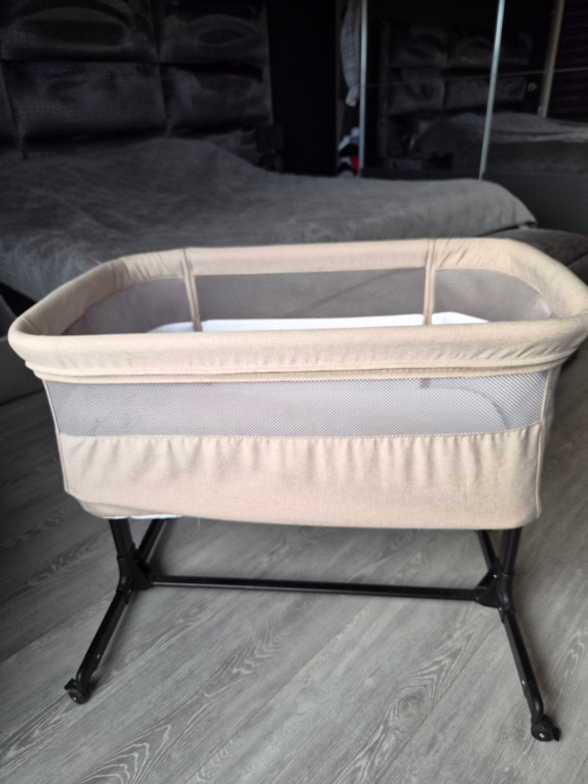 co sleeper van novi taupe, Ophalen of Verzenden, Gebruikt, Wieg