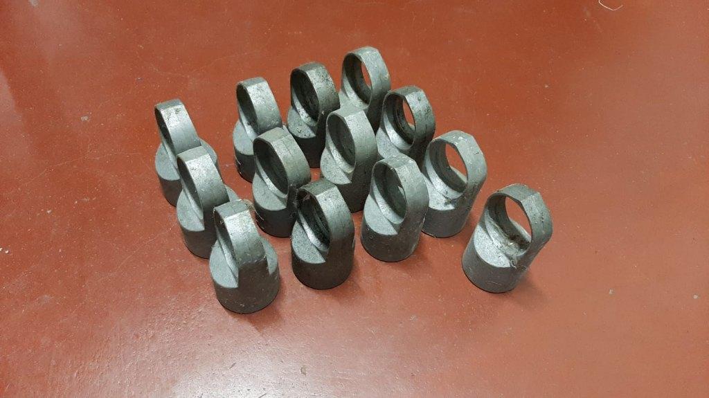 13x Betafence bovenbuis doorvoer / kopstuk 48 mm – aluminium, Verzenden, Gebruikt, Minder dan 10 meter, Overige typen