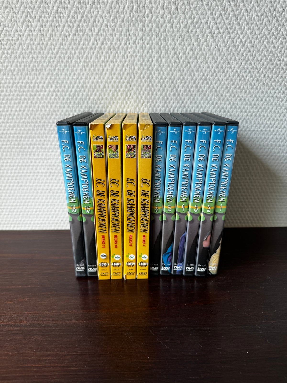 12x DVD FC De Kampioenen, Reeks DVD, Vlaamse Serie, Cd's en Dvd's, Dvd's | Tv en Series, Alle leeftijden, Ophalen of Verzenden