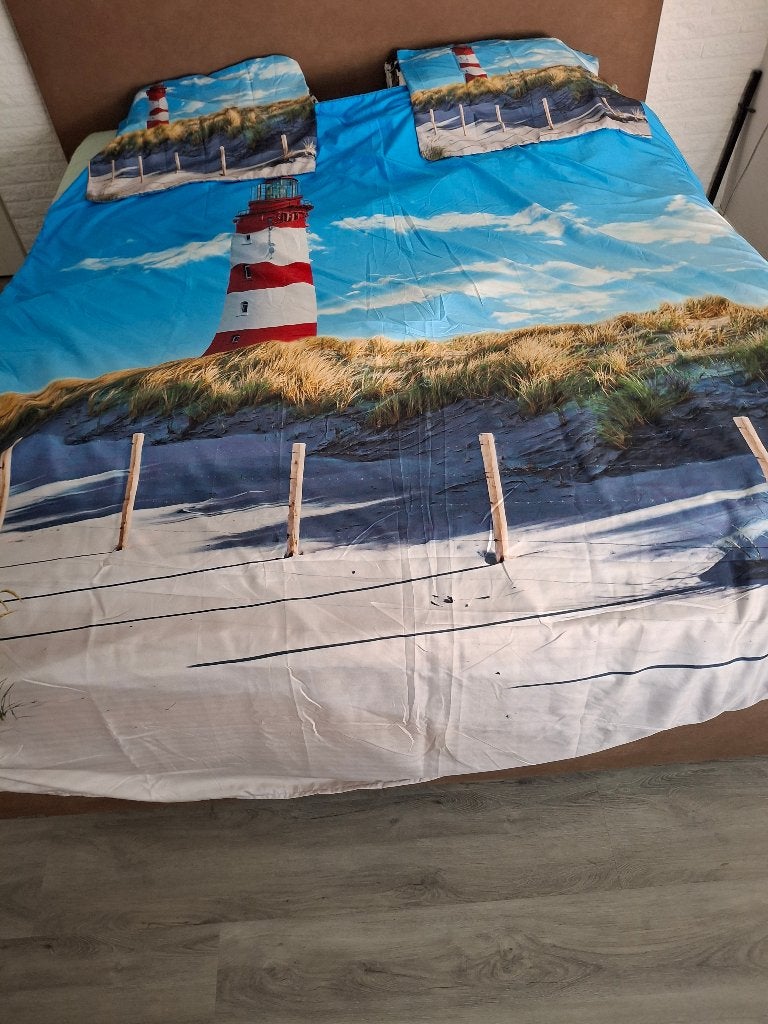 dekbed overtrek, Ophalen, Wit, Dekbedovertrek, Nieuw