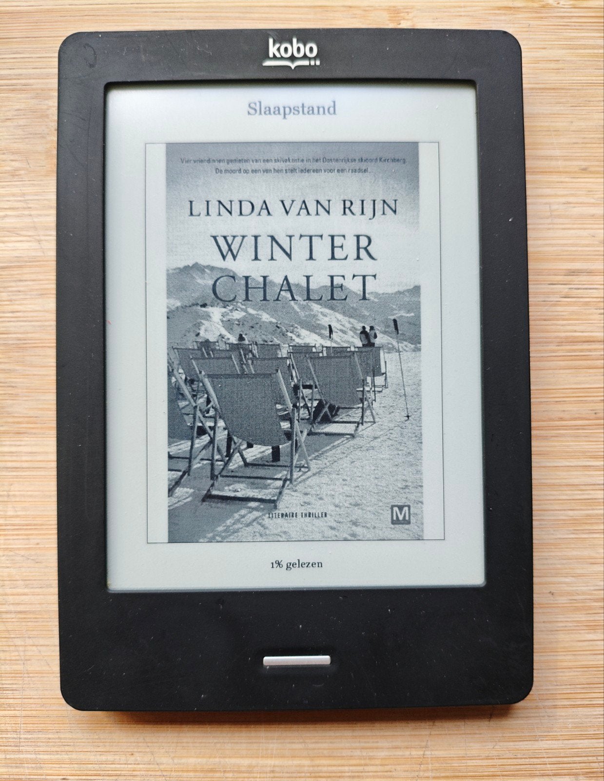 Kobo Touch e-reader met scherp beeld en 2250 boeken, Gebruikt, Kobo, Ophalen of Verzenden, 4 GB of minder