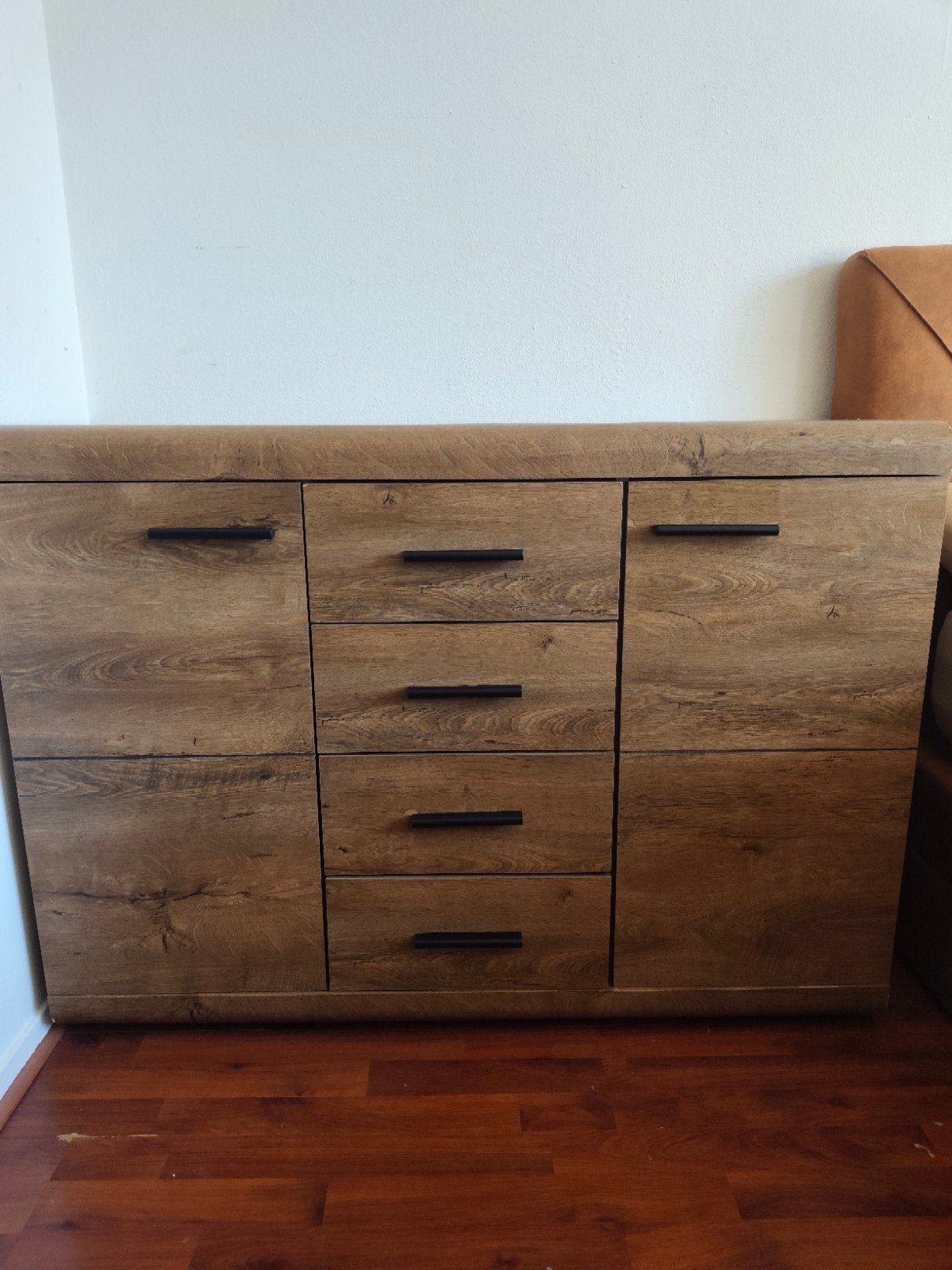 Commode met lades en deuren, Ophalen, 100 tot 150 cm, 25 tot 50 cm, Overige houtsoorten