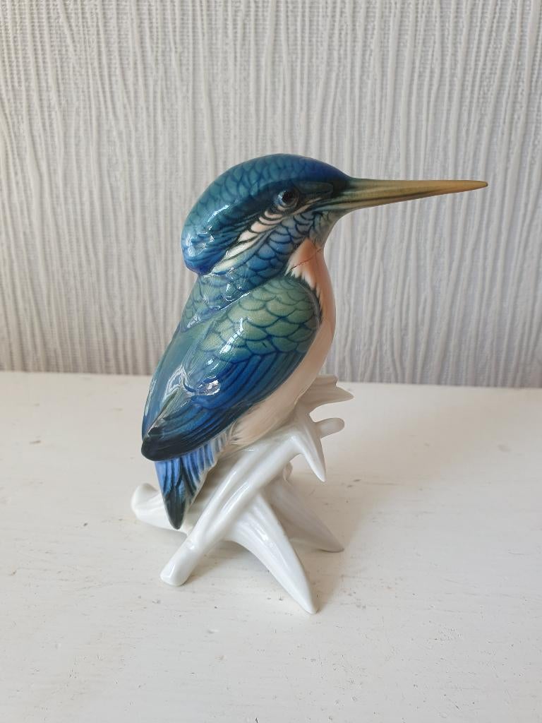 Karl Ens ijsvogel porselein – model 7519 – vintage, Ophalen of Verzenden